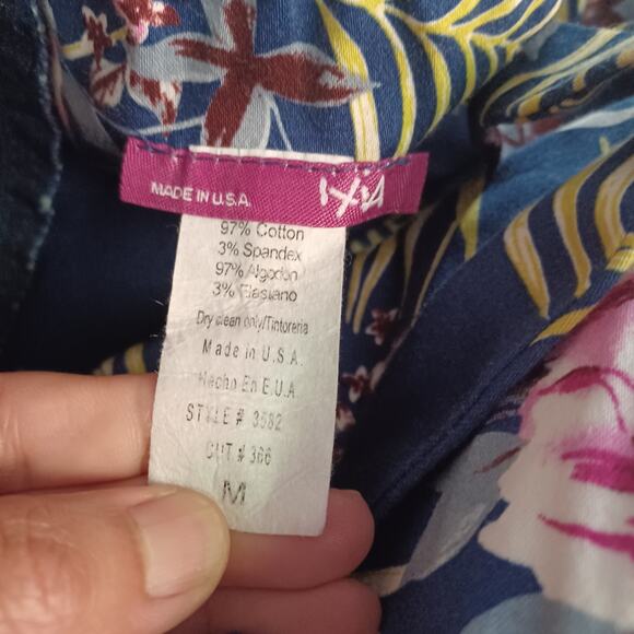 Ixia Modcloth Floral Retro Pinup Rockabilly Travel Cruise Dress Size M USA - Picture 6 of 6